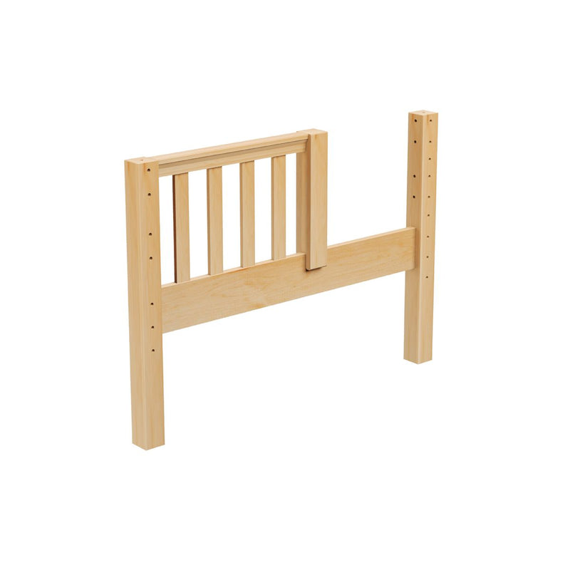 1732-001 : Component Twin Bed End with Opening, Natural