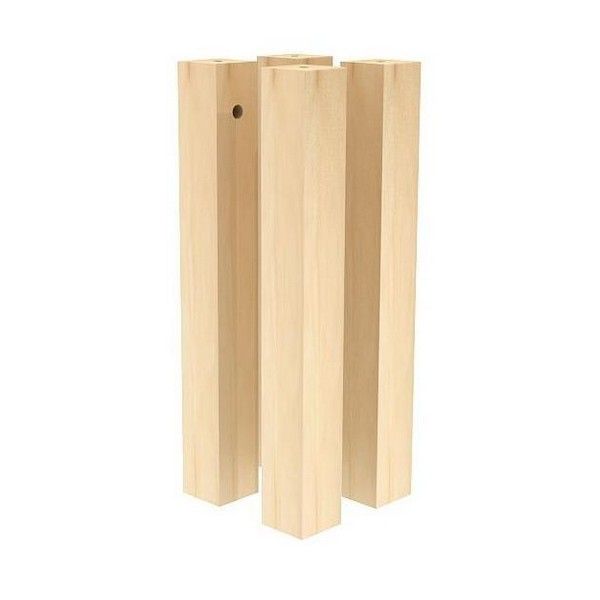 1736-001 : Component 4 Low Loft Legs, Natural