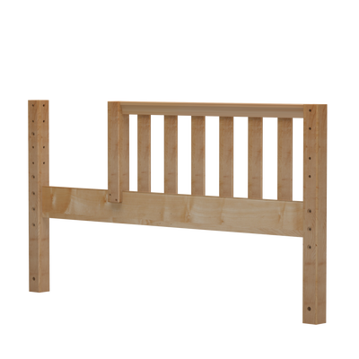 1752-001 : Component Full Bed End with Opening, Natural