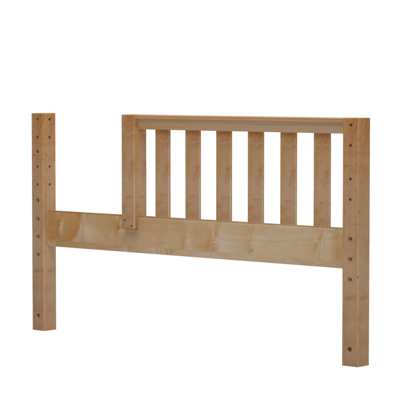 1752-001 : Component Full Bed End with Opening, Natural