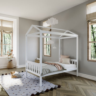 177208-002 : House Bed Twin House Bed, White