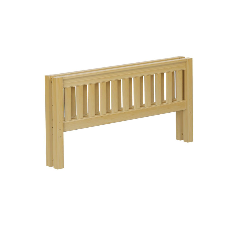 301-001 : Component Full Slat Bed End Low/Low, Natural