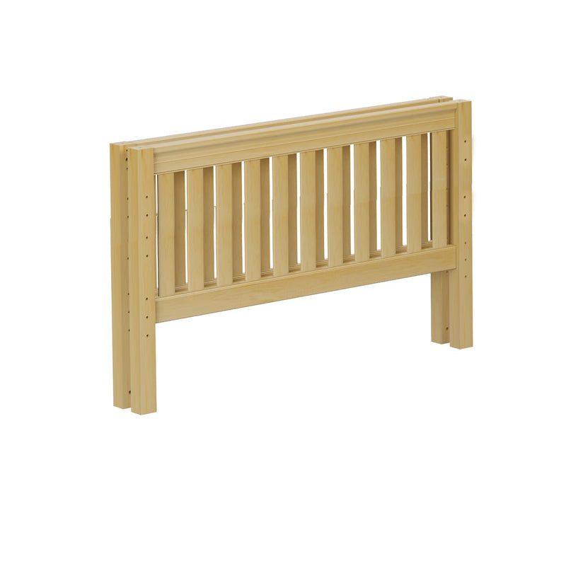 341-001 : Component Full Slat Bed End Med/Med, Natural
