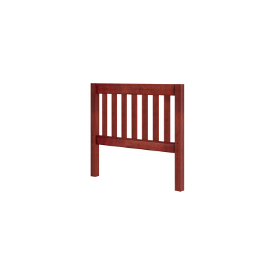 50141-003 : Component Twin Slat Bed End, Med - Half Set, Chestnut