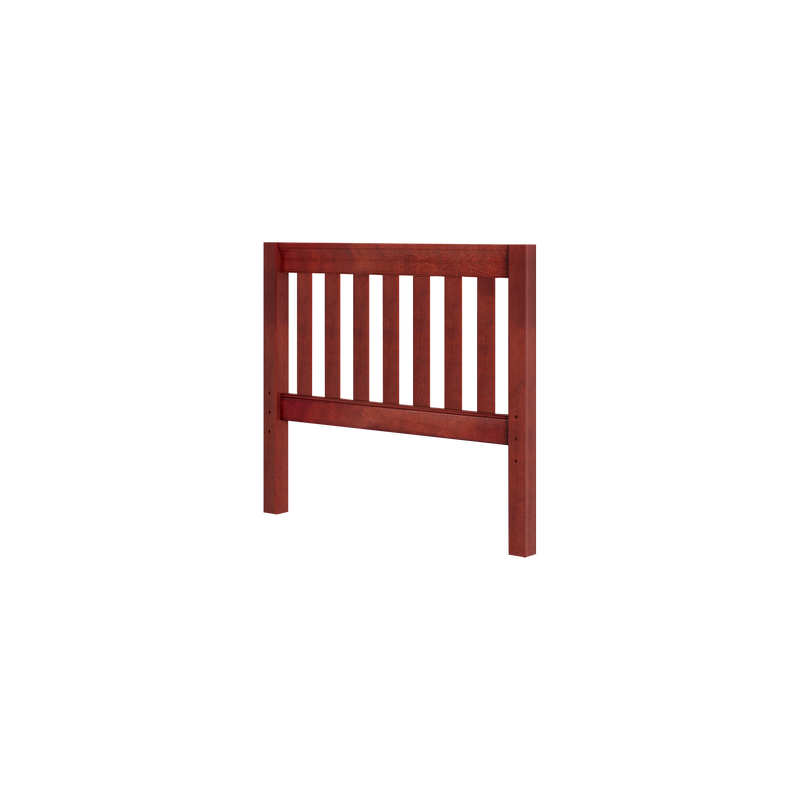 50141-003 : Component Twin Slat Bed End, Med - Half Set, Chestnut