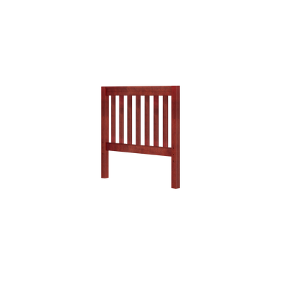 50161-003 : Component High Slat Bed End, Twin, Chestnut