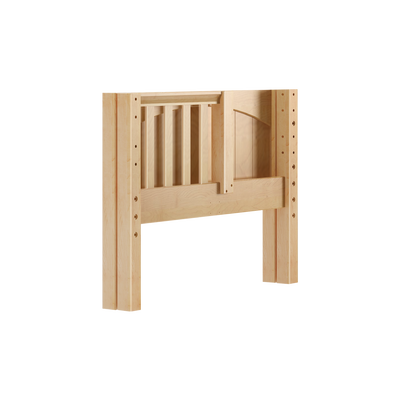 600-001 : Component BX Panel Bed End & Bed w/ Opening (Twin), Natural