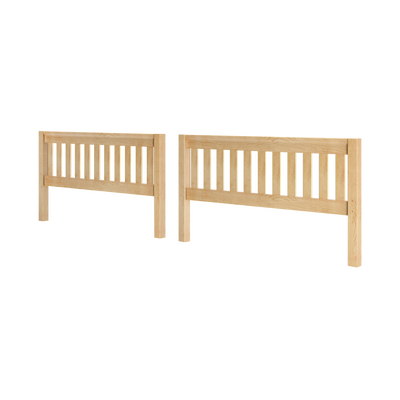 801-001 : Component Queen Slat Bed End Low/Low, Natural