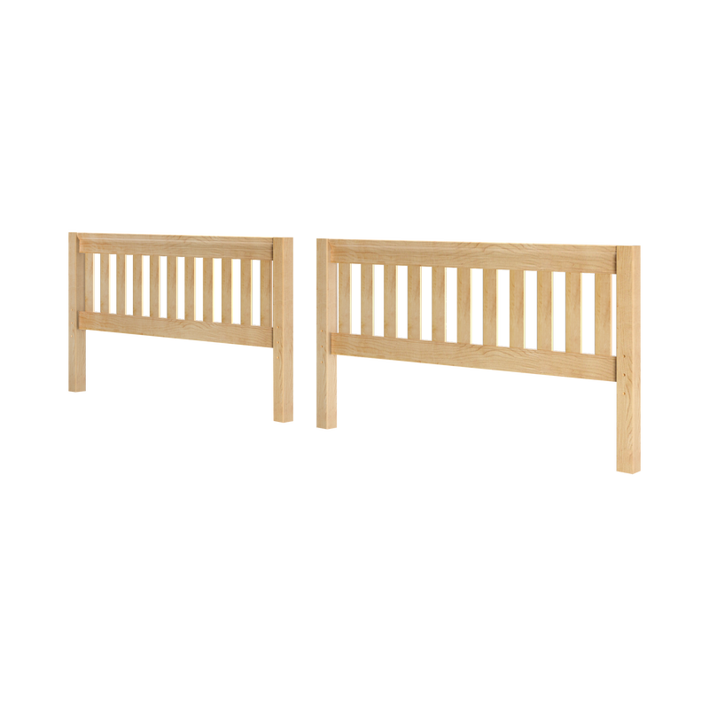 801-001 : Component Queen Slat Bed End Low/Low, Natural