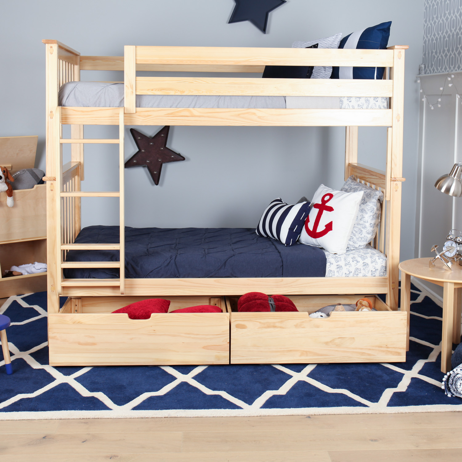 177201001TwinBunkBedStorageOpenStagedNaturalLifestyle